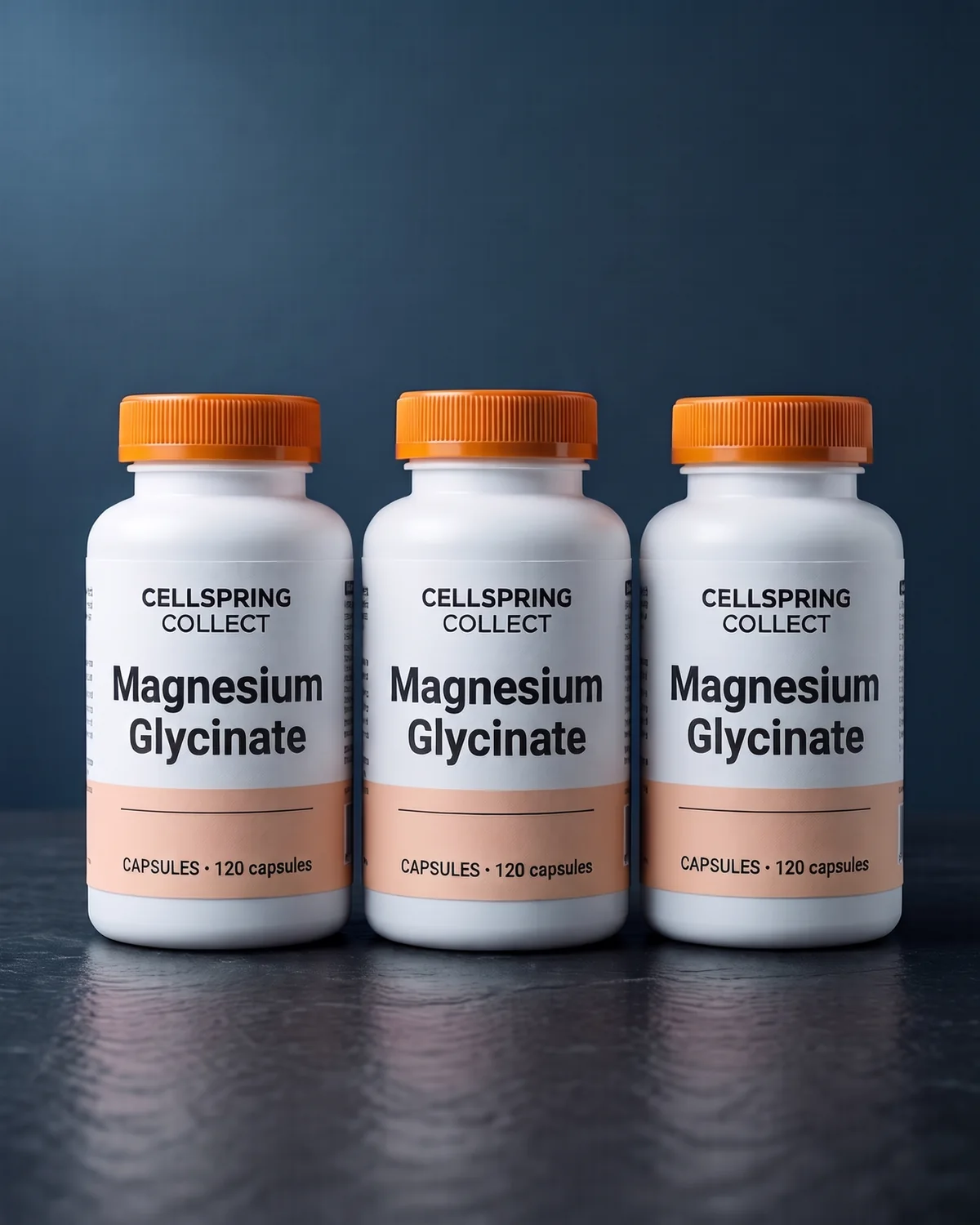 Magnesium Glycinate, 3 Bottles, 3 bottles